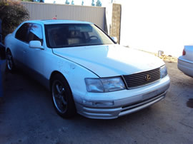 1996 LEXUS LS400, 4.0L AUTO SDN, COLOR WHITE, STK Z14831